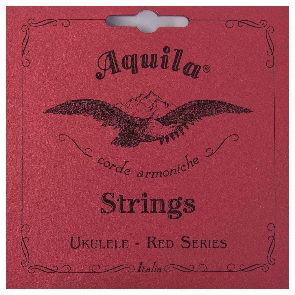 AQUILA CONCERT UKULELE STRINGS - RED SERIES - LOW G - GCEA TUNING - 86U
