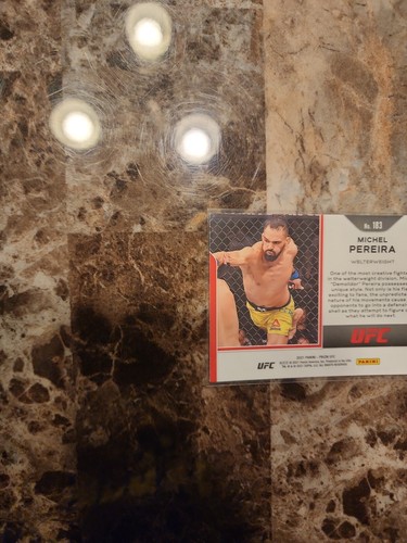 Michel Pereira ROOKIE CARD 2021 Panini Prizm UFC #183 Base RC TOP Welterweight - 第 13/14 張圖片