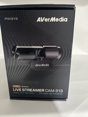 AVerMedia PW313 Live Streamer CAM 313 Full HD 1080P Streaming Webcam