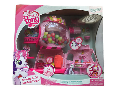 2008 Hasbro My Little Pony Sweetie Belle's Gumball House- Unopened