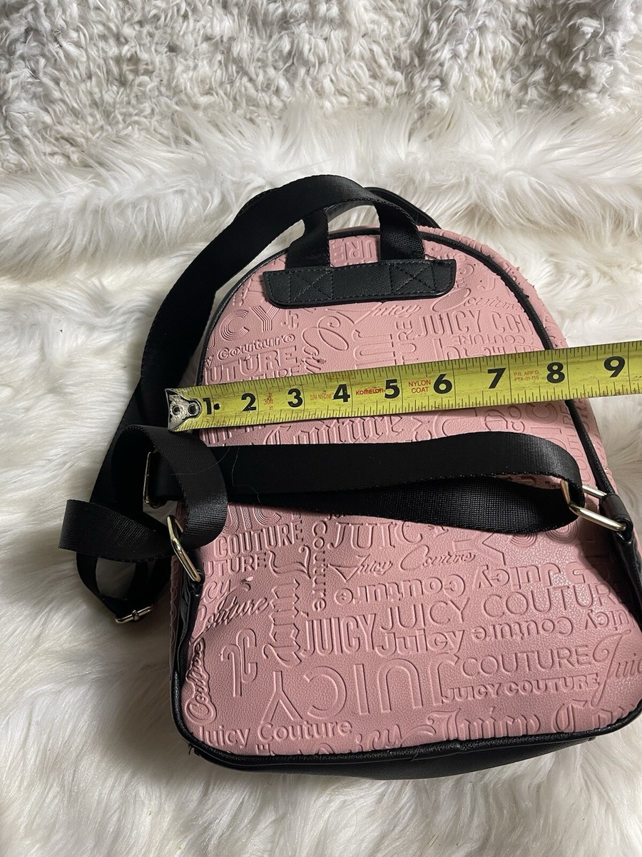 juicy couture Vinyl Blush Pink Word Play Small Backpack With  display picture 1