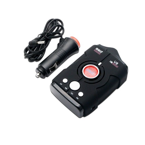 12V V8 Car Radar Detector 360 Degree Scanning Advanced Voice Alert Laser Durable - Foto 5 di 5