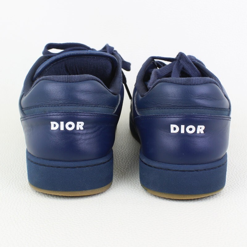 CHRISTIAN DIOR Oblique Galaxy B27 Navy Low Top Sneakers | eBay