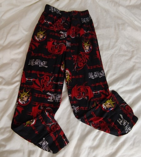 YuGiOH Boys 8-10 Black Pajama Pants Red Dragon Archfiend