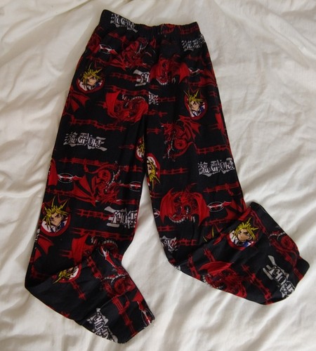 YuGiOH Boys 10-12 Black Pajama Pants Red Dragon Archfiend - Afbeelding 1 van 4