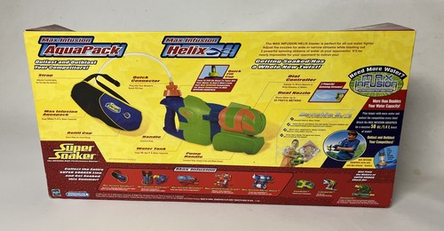 NEW NIB Super Soaker Max Infusion Helix Water Gun Blaster with Aqua Pack 52720 - Picture 2 of 3