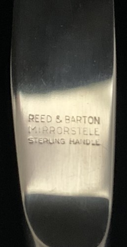 Reed and Barton Sterling Flatware French Renaissance Dinner Lunch Knife 8 7/8 in - Picture 7 of 7