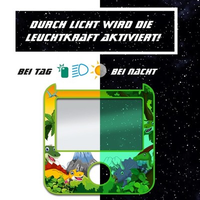Tigerbox Dinos Nachtleuchtend Folie Aufkleber Schutzfolie Kinder Zubehör Y049