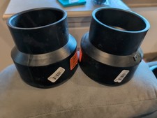 (2) Pack Nibco 4 In. X 3 In. ABS DWV Hub X Hub Reducing Coupling