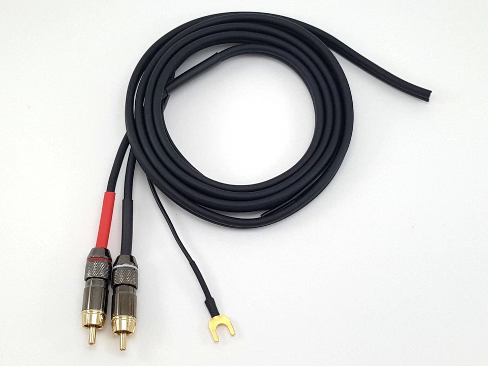 Lenco L 75, L 3801, L 78 Audio Phono RCA Turntable Replacement Cable, 150 cm ... - Image 3 of 4