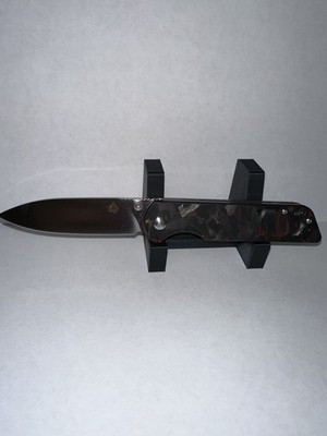 QSP Knife Parrot Linerlock V2 Red Carbon Fiber QS102V2I Folding Pocket Knife CF