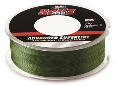 Sufix 832 Braided Fishing Line 15lb 600yd Low-Vis Green