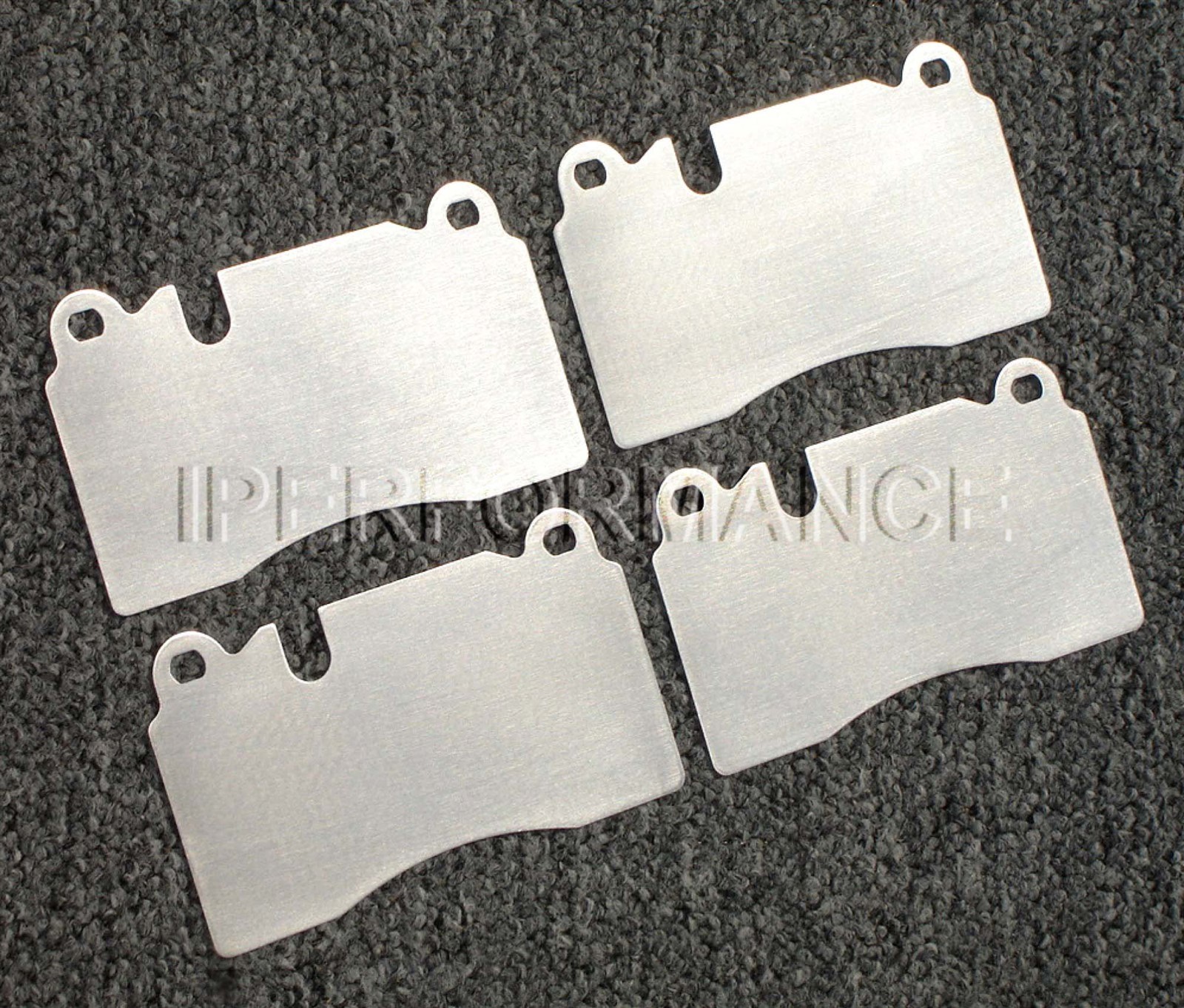 Titanium Brake Pad Shim Heat Shield Set for Ferrari F12 Berlinetta Ceramic; REAR