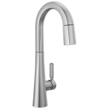 Delta 9991-AR-PR-DST Single Handle Pull-Down Faucet - Lumicoat Arctic Stainless