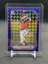 ALIMBER SANTA 2026 BOWMAN CHROME 1st PURPLE GEOMETRIC REFRACTOR #42/250 Call Up