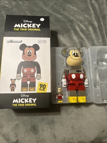 BearBrick 400% & 100% Set,Fragmented Mickey Mouse