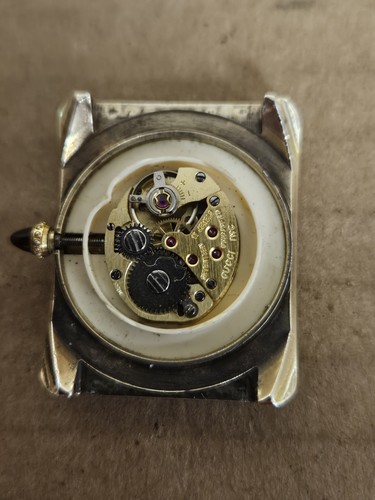 Vintage 1980/70s Ladies Gucci Black & Gold Sterling 925 Wind Up Swiss 17 Jewel - Picture 13 of 14