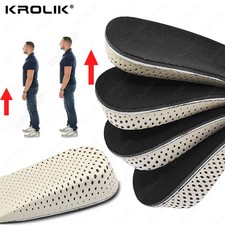 Invisible Height Increase Insole Unisex 2-5cm Half Heel Shoe Insoles Breathable