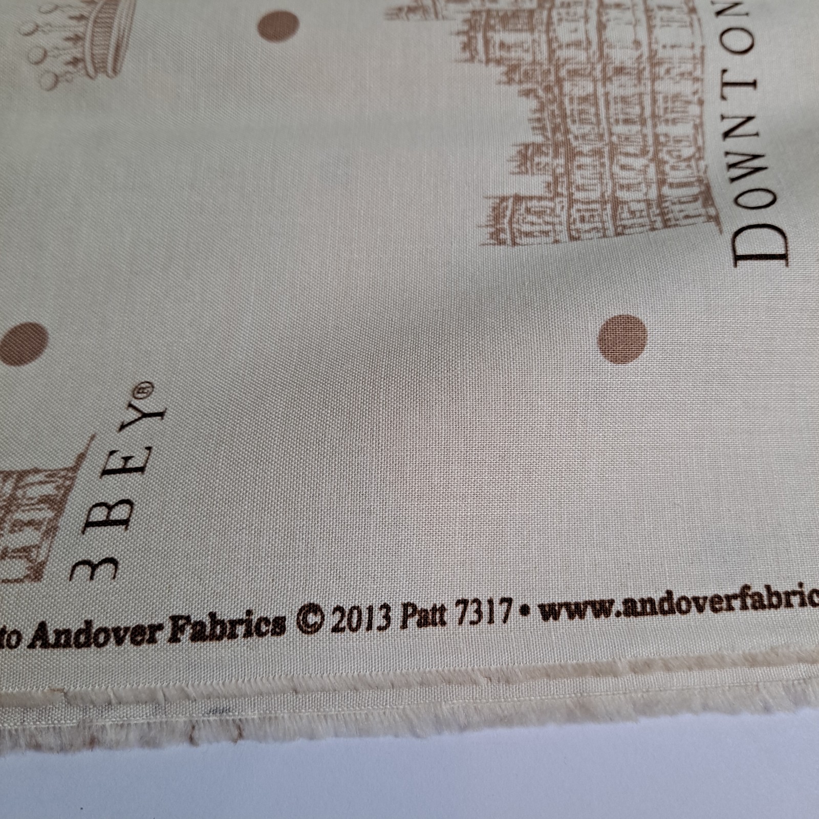 Downtown Abbey Cotton Quilt Fabric 1 Yard X 44" Andover Fabrics 2013 