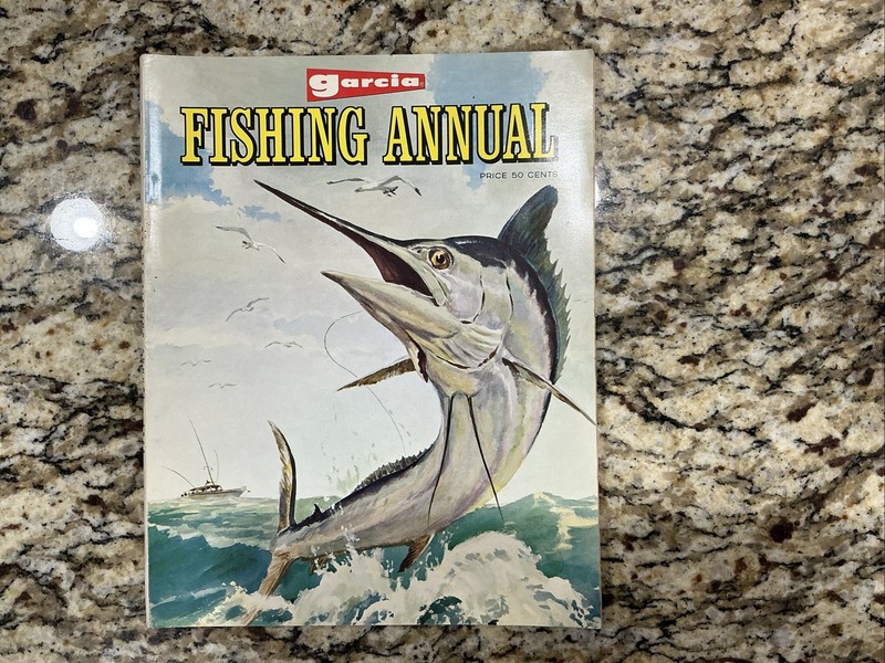 1968 Garcia Fishing Annual Rare Condition With Lots Of Color Photos And More