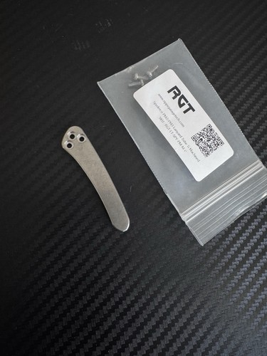 Custom RGT V2 Titanium Clip For Spyderco PM2 Paramilitary 2 (no Knife)