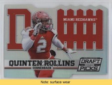 2015 Prizm Collegiate Draft Picks Defense Die-Cut Quinten Rollins #43 READ 0c6