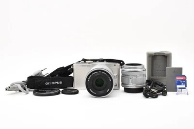 Appareil photo numérique sans miroir Olympus PEN E-PL5 argent avec objectif 1... - Photo 1/4