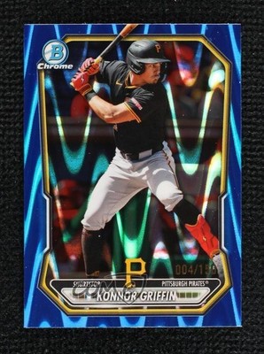 2026 Bowman Blue RayWave Refractor 4/150 Konnor Griffin #BCP-92 Rookie RC 1ut0