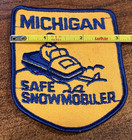 Vintage Michigan safe snowmobile patch — photo 6