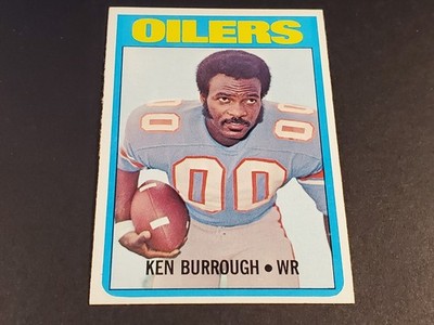 1972 TOPPS FOOTBALL #026 KEN BURROUGH ROOKIE HIGH GRADE NR MINT + BEAUTIFUL