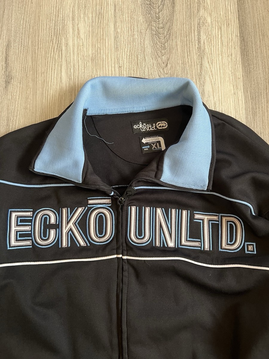 Y2K ECKO UNLTD Jacket Track Suit Men's XL Embroidered Logo Jesse