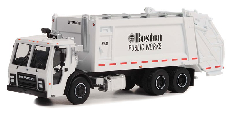 Mack LR Mülltonne Greenlight miniature de collection 1/64 finitions de haute précision