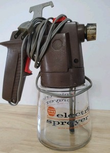 Vintage BVI Electric Sprayer 1958 Model VS-800 Untested Glass Resivoir Made USA