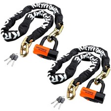 Kryptonite New York Evolution 1217 Steel Bike Chain Disc Lock w/ Keys 999522