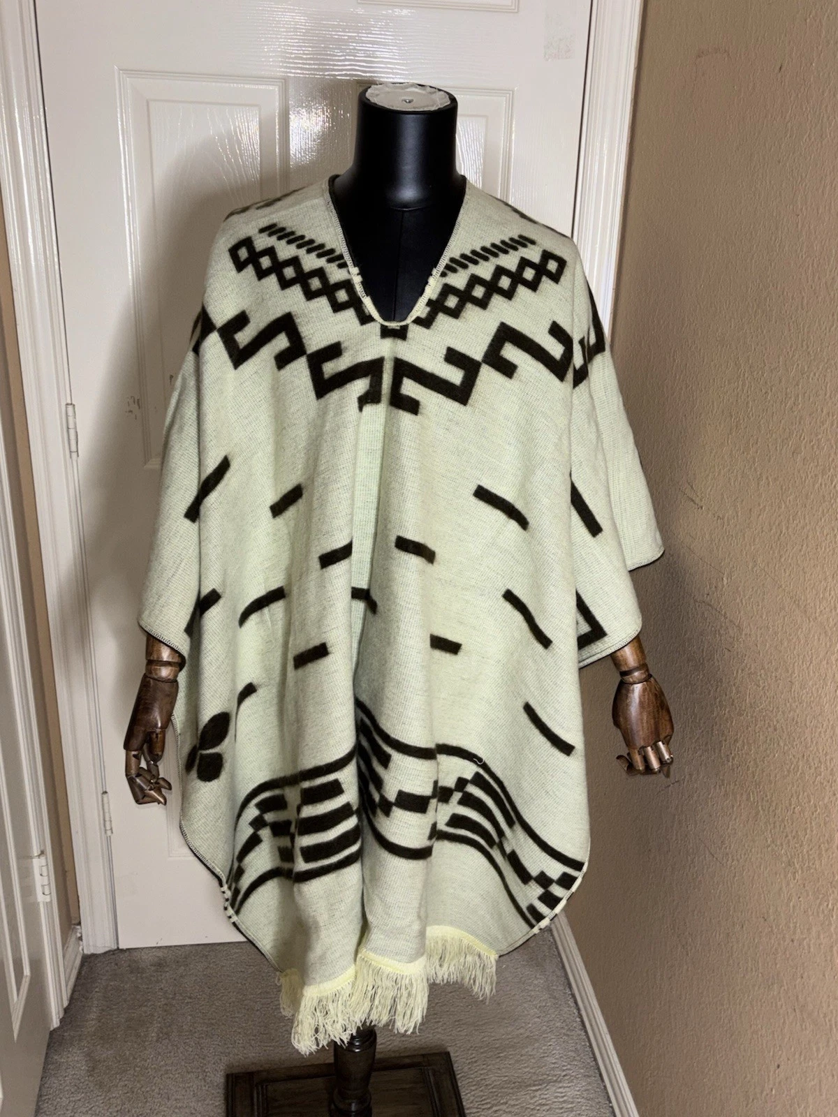 Clint Eastwood Poncho | replica | alpaca wool poncho | Latitude Zero Reversible
