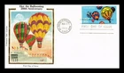 DR JIM STAMPS US COVER HOT AIR BALLOONING FDC COLORANO SILK CACHET