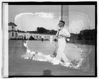 Secretary Newton Diehl Baker playing tennis,American Politician,Washington,DC,2