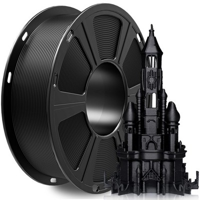1kg/roll Black PLA GEEETECH 3D Printer Filament 1.75mm Normal PLA Consumables US