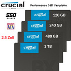 Crucial BX500 interne SSD Festplatte 2,5 Zoll 1TB 2TB 500GB SATA III Solid State