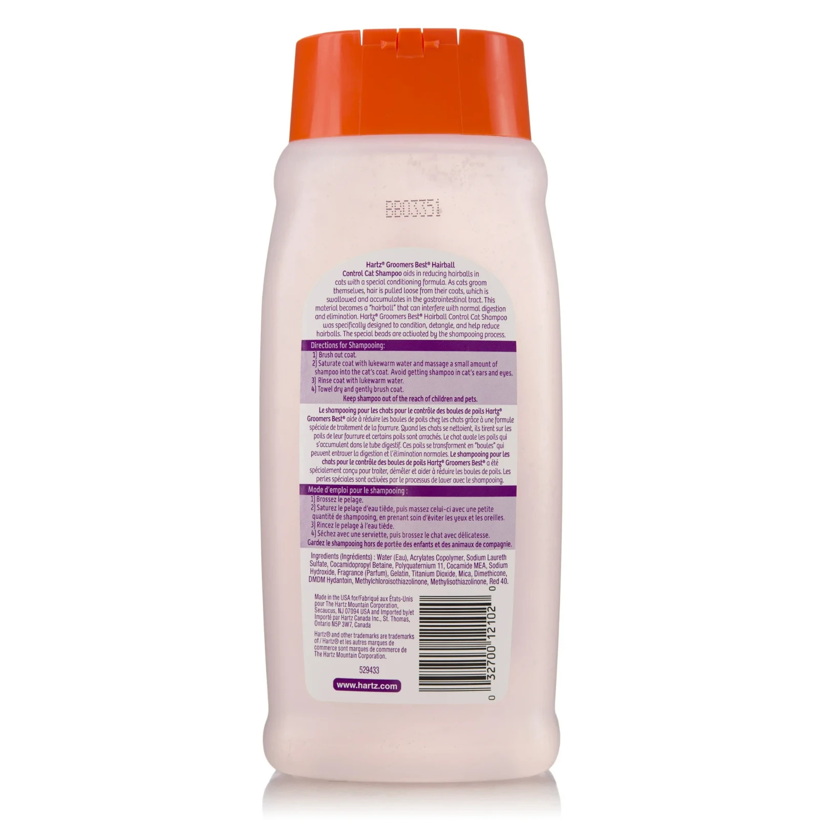 Hartz - Groomer s Best Extra Soft Hair Control Fresh Scent Cat Shampoo - 15 Oz