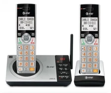 AT&T Expandable Cordless Phone Answering System Call Block 2 Handsets DECT 6.0