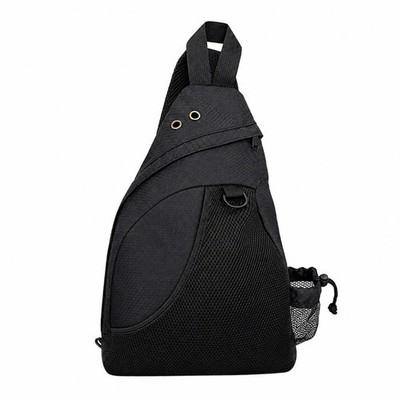 Disc-Golf-Sling-Bag mit Netzfach Leicht Schultertasche Bequem für Training