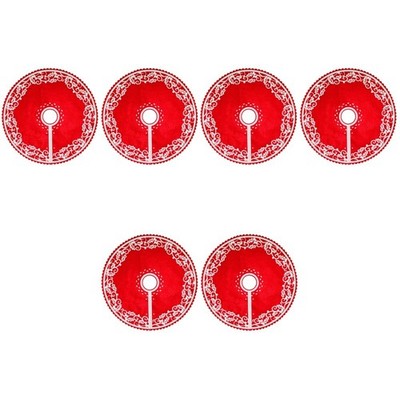  Set of 3 Weinachtsdekorationen Für Baum Mini Weihnachtsdeko Baumschürze