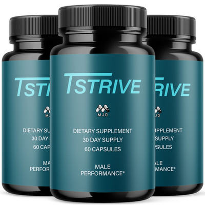 (3 Pack) Tstrive Advanced Male Health Support Supplement Tst Rive 180 Capsules