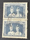 Australia 1938  Stamps , £1 Robes Vertical Pair  - Used  "New Guinea Cancel"