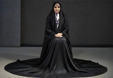 Black Emboss Irani Chador Black Printed Chador Shawl for Moharram Namaz Salah