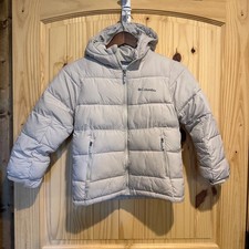 Columbia Youth Pike Lake II Hooded Jacket in Color Dark Stone Size Small 8 