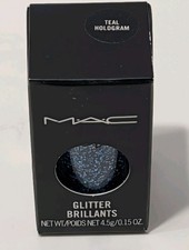 M A C Glitter Brillants Teal Hologram Cosmetic Glitter Effect 4.5g/0.15 oz A90
