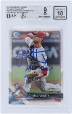 Jack Flaherty Cardinals Baseball Slabbed Rookie Card. rookie card picture