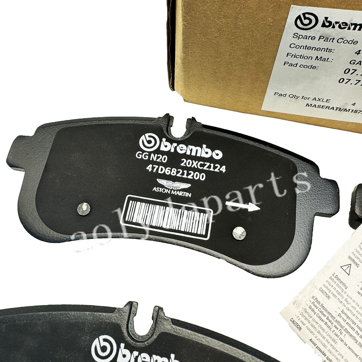 NEW Front & Rear Brake Pad Kit fit For Aston Martin DBX, + FREE SENSOR